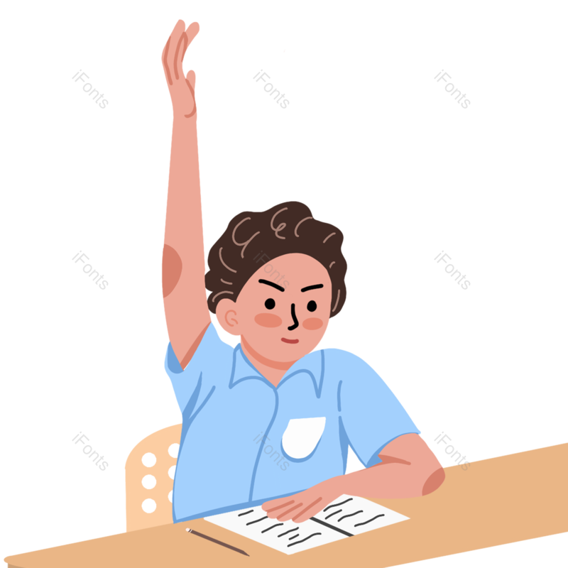校园图片,卡通人物元素,男孩PNG,开学免抠素材